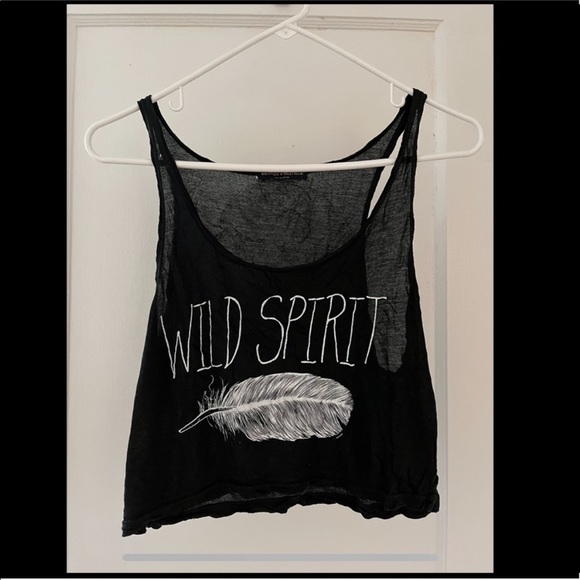 Brandy Melville Tops - ⏰Brandy Melville Cropped Wild Spirit Tank Top